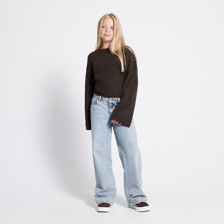 Knit sweater "Hulda" Brown